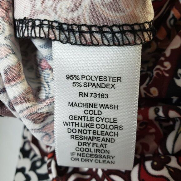 Melissa Paige Pink Boho Tie Waist Midi Skirt Plus Size 2x 3x Comfy Hippie Casual - Picture 4 of 6